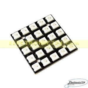 ماژول ال ای دی WS2812 RGB LED 25Bits Square