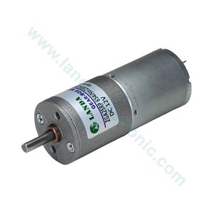 موتور دی سی گیربکس دار ZGA25RP (6V 60RPM)