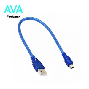 کابل مبدل USB-A به USB-mini با طول 30cm