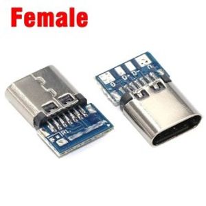 کانکتور مادگی Type-c بردی 14 پین SMD