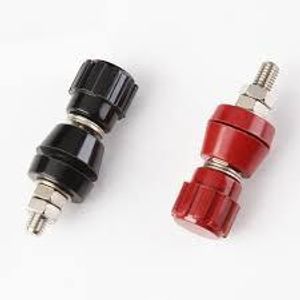 5mm *45mm فیش ترمینالی ups (قیمت یک جفت رنگ قرمز و مشکی)