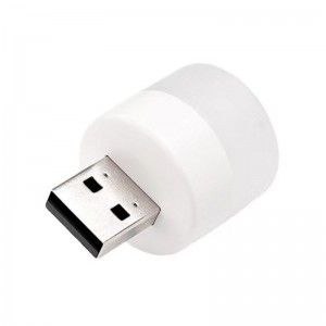 چراغ مطالعه  USB LED گرد مهتابی 35x22mm