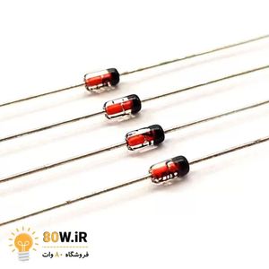 دیود زنر 3V 1/2W پکیج DO-34 (بسته 20 عددی)