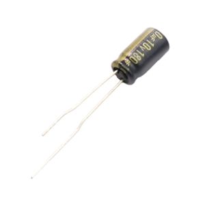 خازن الکترولیتی صوتی 180uF / 10V مالزی مارک PANASONIC