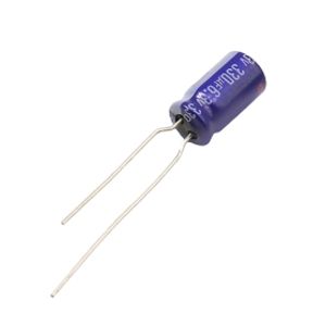 خازن الکترولیتی صوتی 330uF / 6.3V مالزی مارک PANASONIC