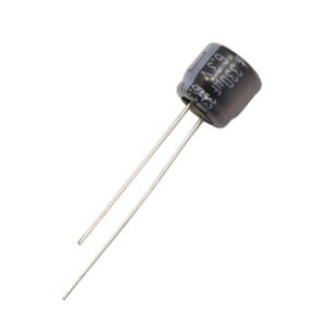 خازن الکترولیتی صوتی 330uF / 6.3V مالزی مارک PANASONIC سری KA