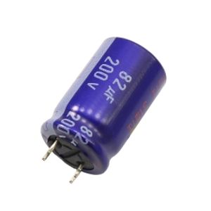 خازن الکترولیتی صوتی 82uF / 200V مالزی مارک PANASONIC