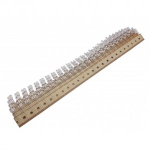 LED OVAL سبز شفاف 5mm بسته 200 عددی
