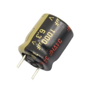 خازن الکترولیتی صوتی 1000uF / 6.3V مالزی مارک PANASONIC