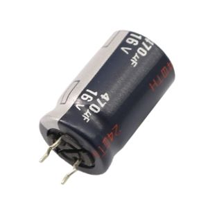 خازن الکترولیتی صوتی 470uF / 16V مالزی مارک PANASONIC