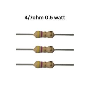مقاومت 4.7 اهم 1/2 یا 0.5 وات