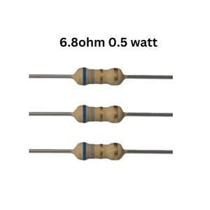 مقاومت 6.8 اهم 1/2 یا 0.5 وات