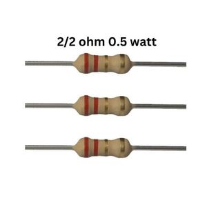 مقاومت 2.2 اهم 1/2 یا 0.5 وات