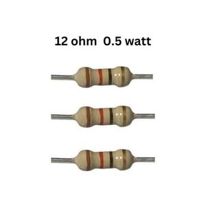 مقاومت 12 اهم 1/2 یا 0.5 وات