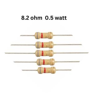 مقاومت 8.2 اهم 1/2 یا 0.5 وات
