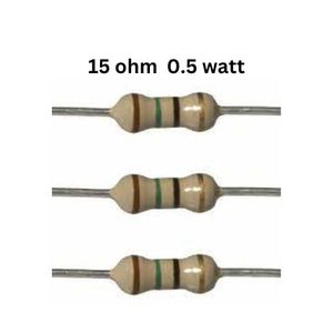 مقاومت 15 اهم 1/2 یا 0.5 وات