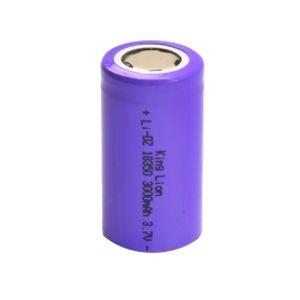 باتری لیتیوم یون 3.7V سایز 18350 سرتخت 3000mAh