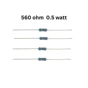 مقاومت 560 اهم 1/2 یا 0.5 وات