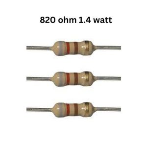 مقاومت 820 اهم 1.4 وات