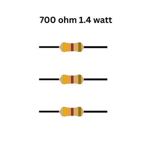 مقاومت 700 اهم 1.4 وات