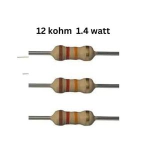 مقاومت 12 کیلو اهم 1.4 وات