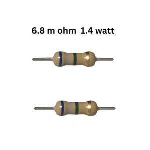 مقاومت 6.8 مگا اهم 1.4 وات