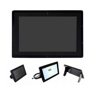 نمایشگر 10.1 اینچ رنگی IPS با تاچ خازنی 1280×800 با ورودی HDMI به همراه قاب مدل B محصول Waveshare