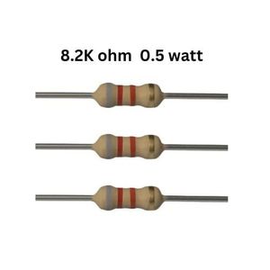 مقاومت 8/2 کیلو اهم 1.2 یا 0.5 وات