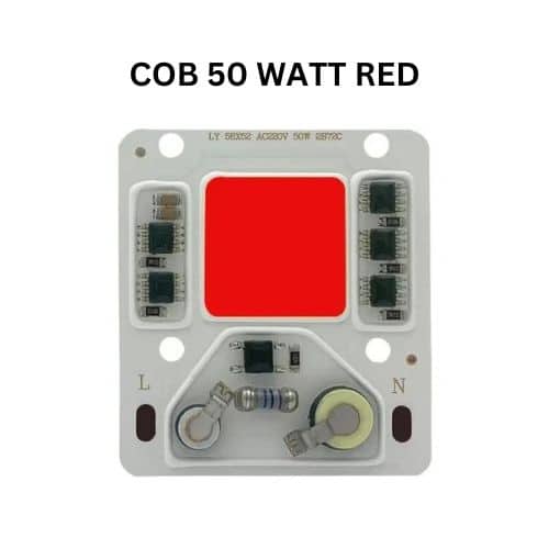 چیپ پروژکتور ال ای دی 50 وات 220 وات مدل COB قرمز رنگ