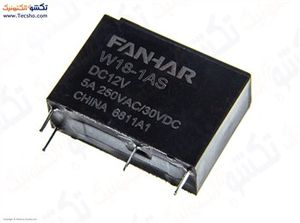 RELE PLC 12V 5A 4PIN FANHAR W18-1AS(290)