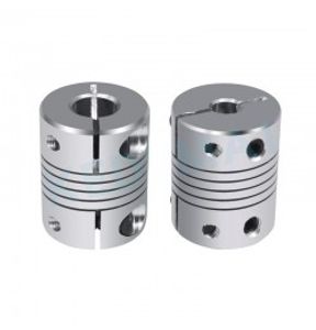 کوپلینگ انعطاف پذیر آلومینیومی Clamping Flexible Coupling D25L30