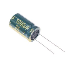 خازن الکترولیتی 1000UF35V-13X21-105C-GREEN