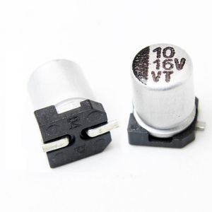 خازن الکترولیت اس ام دی 10UF/16V SMD (4X5.4MM)