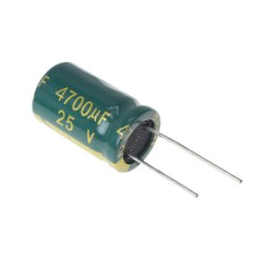 خازن الکترولیتی 4700UF25V-16X25-105C-GREEN