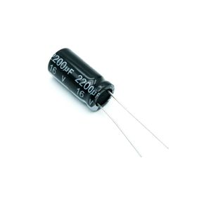 خازن الکترولیتی 2200UF16V-10X20-105C-BLACK