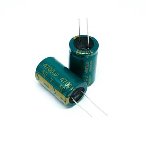 خازن الکترولیتی 4700UF50V-22X35-105C-GREEN