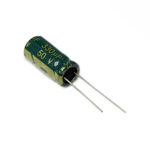 خازن الکترولیتی 330UF50V-10X17-105C-GREEN