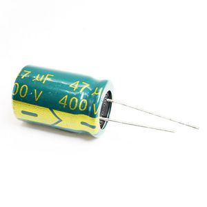 خازن الکترولیتی 47UF400V-16X25-105C-GREEN