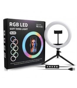 رینگ لایت RGB مدل MJ26 رومیزی 10 اینچ