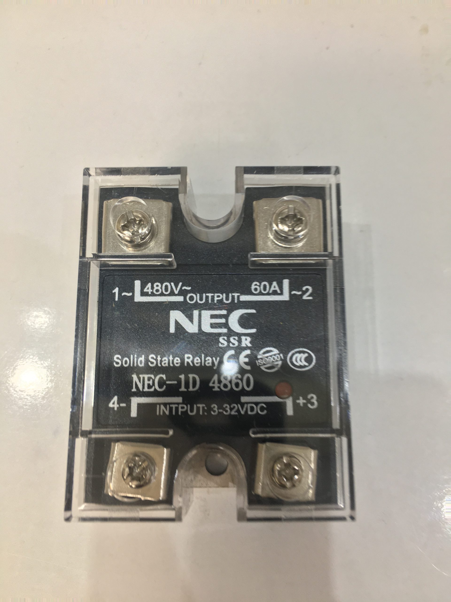 رله NEC  SSR-3~32VDC  480VAC-60A