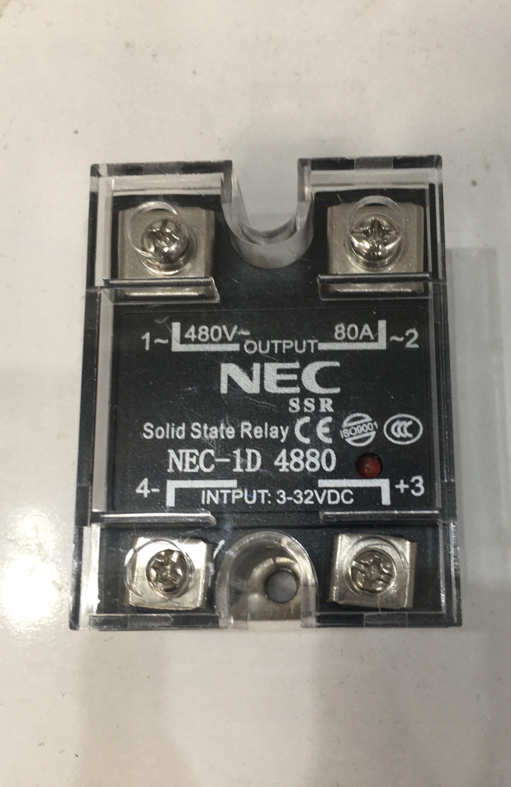 رله NEC  SSR-3~32VDC  480VAC-80A