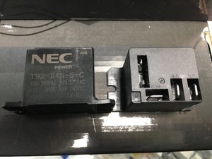 رله NEC  NT90 24V-1C-40A جا پیچ دار