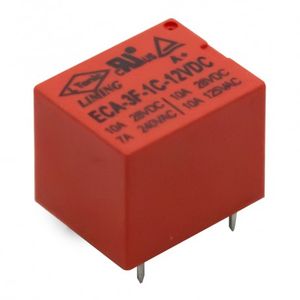 رله 12V پایه میلون T73 مارک LIMING کد ECA-3F-1C-12VDC