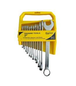 ست آچار 12 عددی یکسر تخت و رینگ سهند تولز SAHAND TOOLS