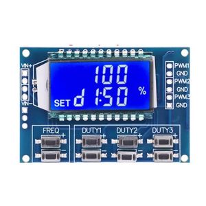 ماژول PWM ژنراتور 3 کاناله HW-752 دارای نمایشگر