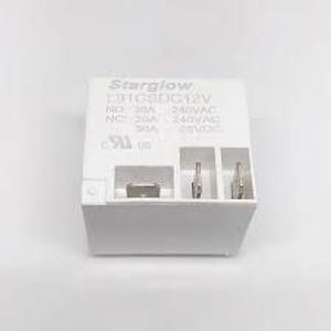 رله 12ولت 1کنتاکت 30آمپر فیش خور