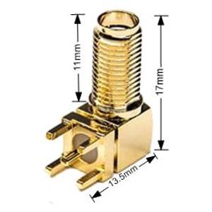 Connector SMA Jack (Female) Right 11mm | 00