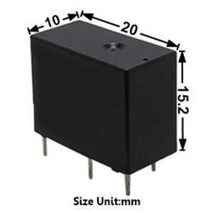 Relay BJH-SS-112D 5Pin 3A 12V 0.4W AFE | 00