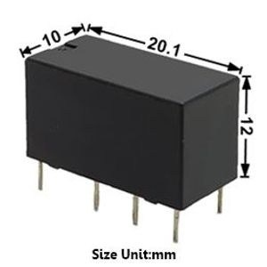 Relay BSVR-SS-212L 8Pin 2A 12V 0.2W AFE | 00