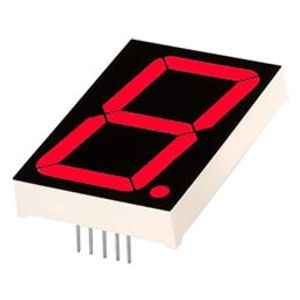 LED 7Seg 1Digits Red 1.50″ | 00